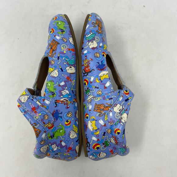 Little Piggies Rugrats Leather Buckle Shoes Girls Size 5-6 Years - Picture 6 of 8